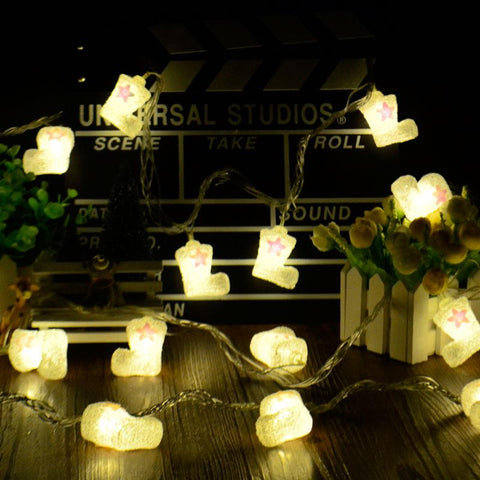 Christmas Boots String Lights