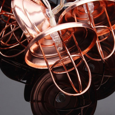 Vintage Lamp Shade Lantern String Lights