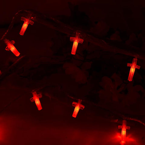 Christian Cross String Lights