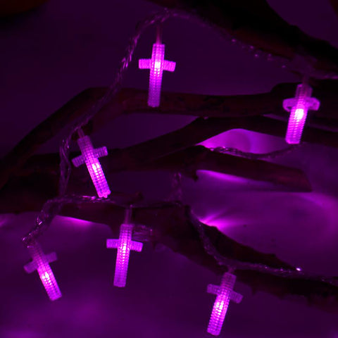 Christian Cross String Lights