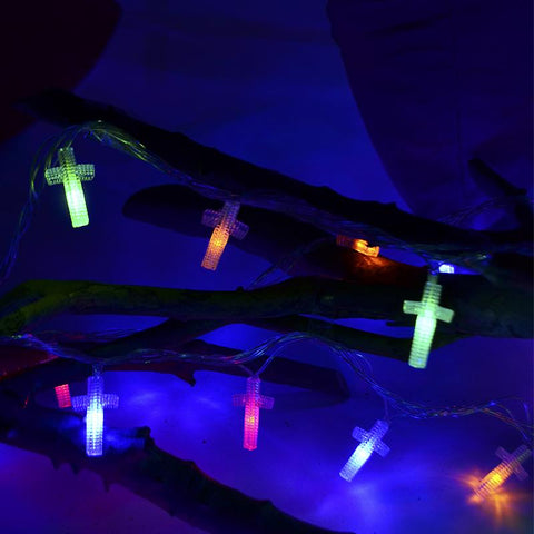 Christian Cross String Lights