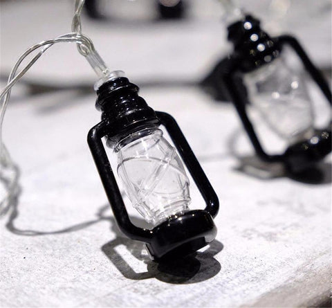 Retro Lampshade Lanterns String Lights
