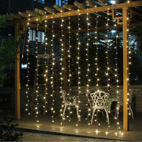 Curtain Icicle LED String Lights