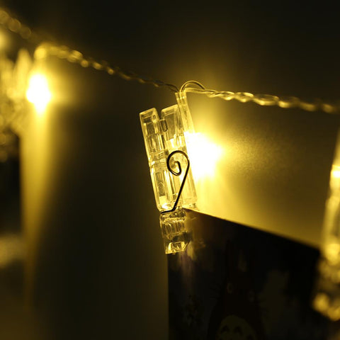 LED Photo Clip String Lights