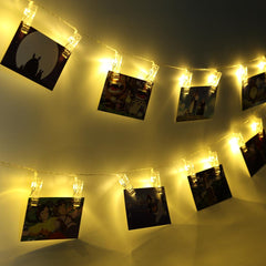 LED Photo Clip String Lights