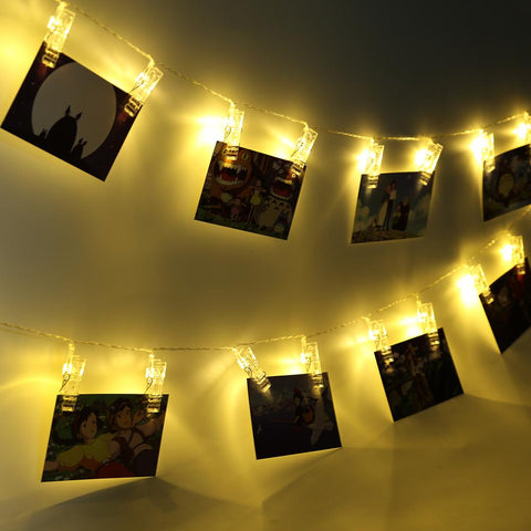 LED Photo Clip String Lights