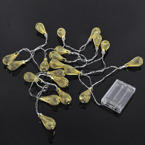 Water Drop Vintage Style String Lights