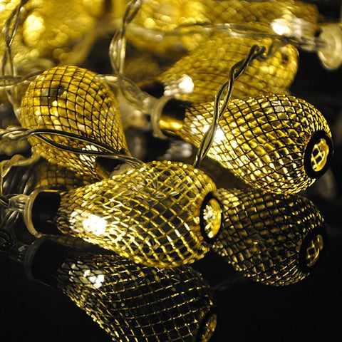 Water Drop Vintage Style String Lights