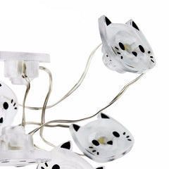 Cat Face Fairy String Lights