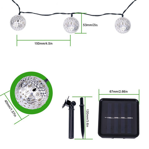 Moroccan Ball String Lights