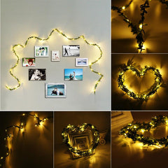 Leaf Garland Fairy String Lights