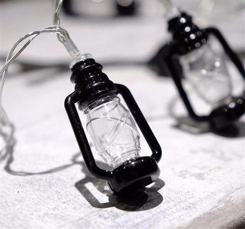 Retro Lampshade Lanterns String Lights
