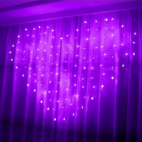 Heart Shape String Lights Curtain