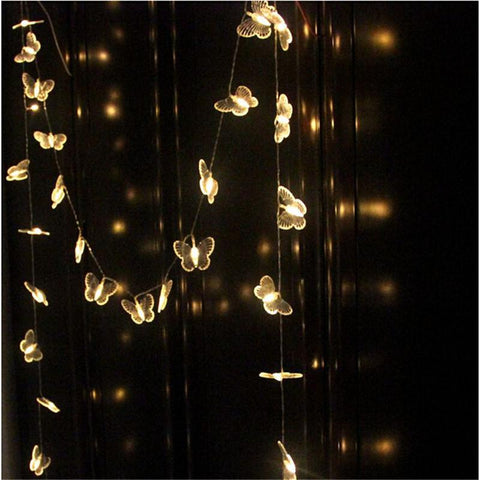 LED Butterfly String Lights