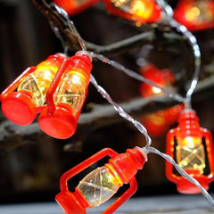 Retro Lampshade Lanterns String Lights