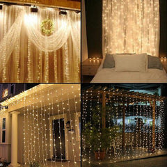 Curtain Icicle LED String Lights