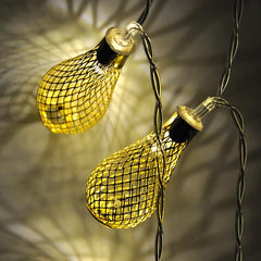 Water Drop Vintage Style String Lights